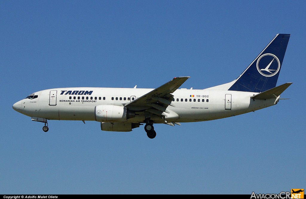 YR-BGG - Boeing 737-78J - TAROM