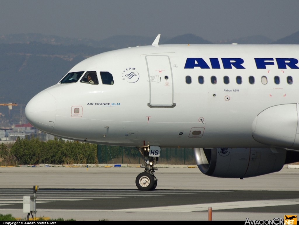 F-GRHS - Airbus A319-111 - Air France