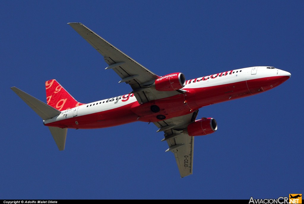 G-CEJO - Boeing 737-8BK - Flyglobespan