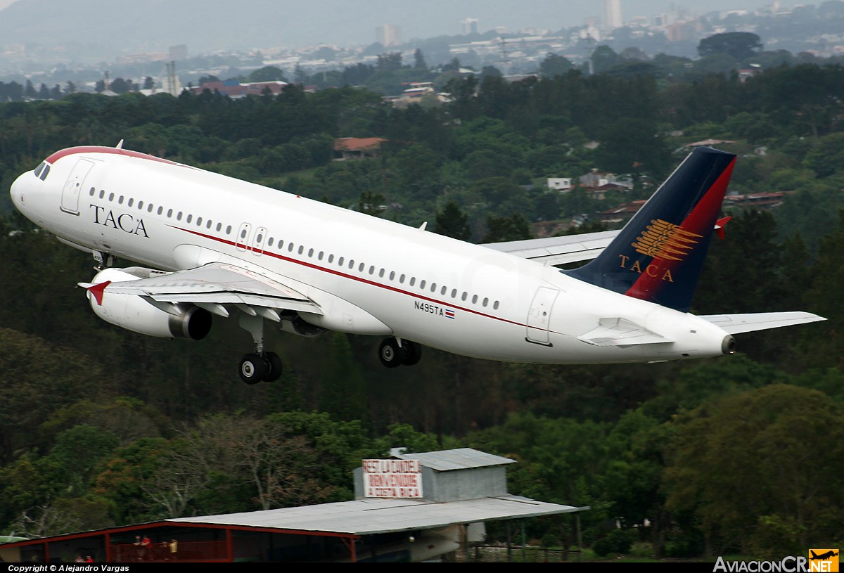 N495TA - Airbus A320-233 - TACA