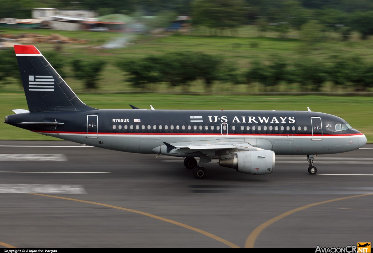 N765US - Airbus A319-112 - US Airways