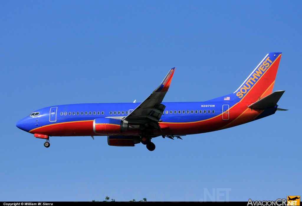 N397SW - Boeing 737-3H4 - Southwest Airlines