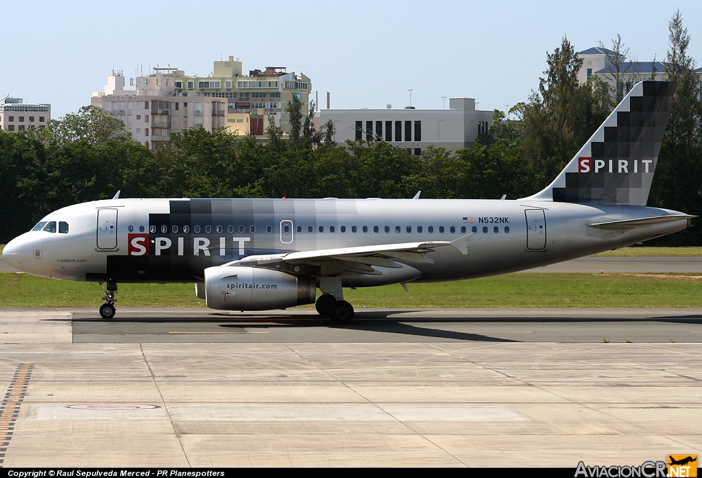 N532NK - Airbus A319-132 - Spirit Airlines