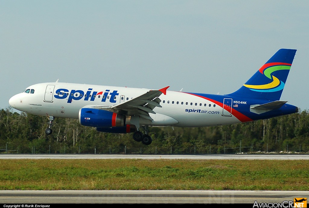 N504NK - Airbus A319-132 - Spirit Airlines