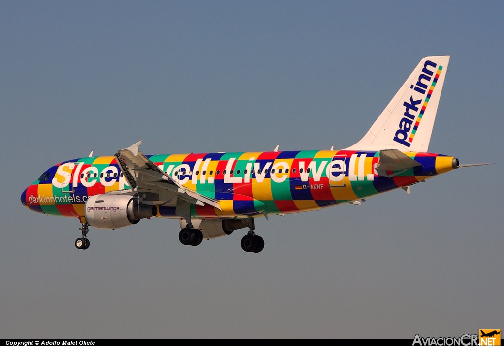 D-AKNF - Airbus A319-112 - Germanwings