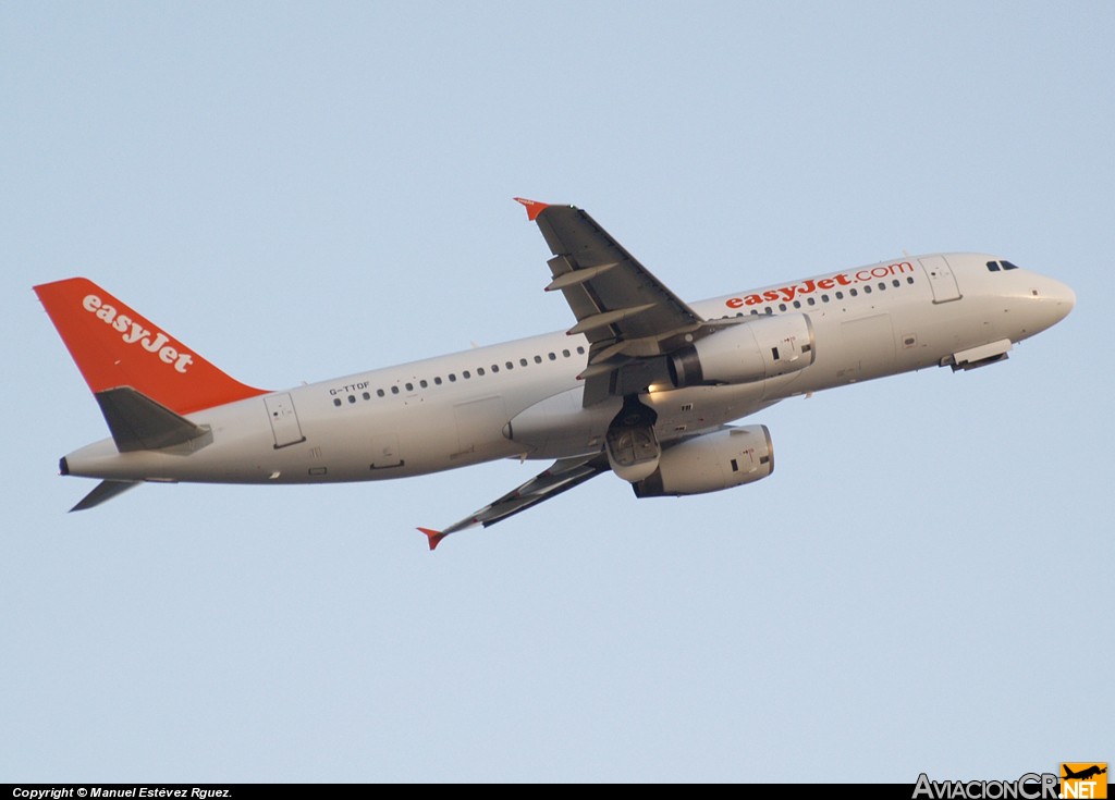 G-TTOF - Airbus A320-232 - EasyJet Airlines