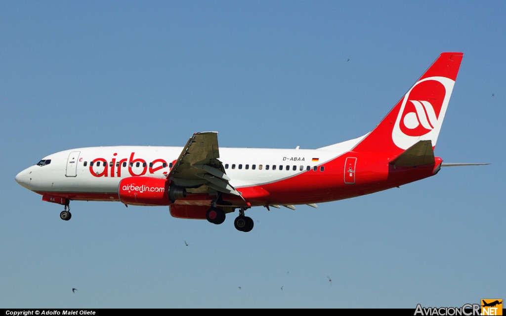 D-ABAA - Boeing 737-76Q - Air Berlin