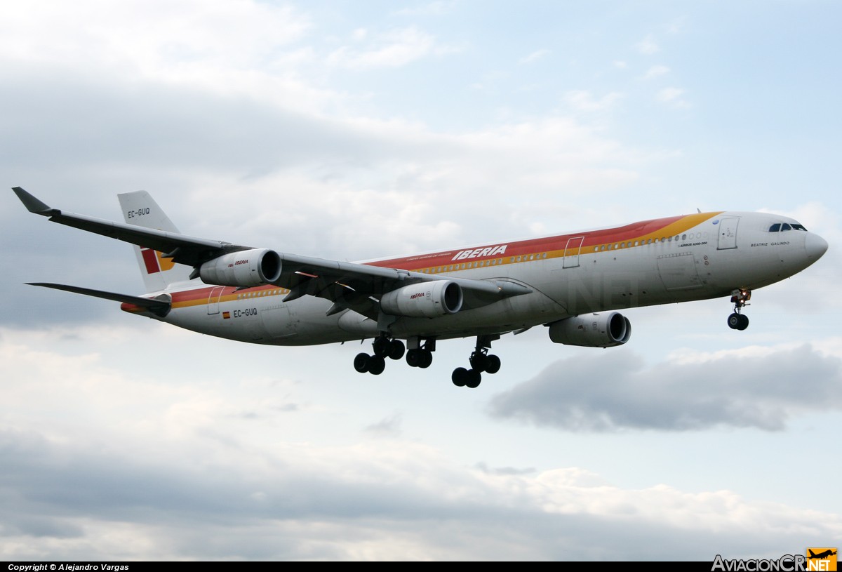 EC-GUQ - Airbus A340-313X - Iberia