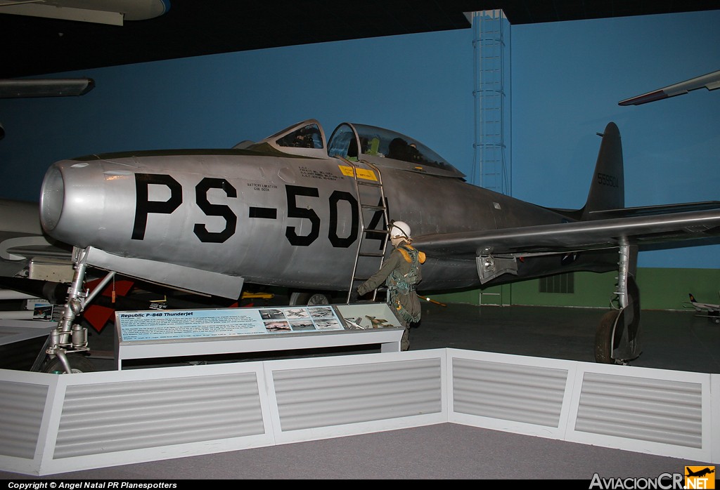 PS-504 - Republic P-84B Thunderjet - USAF - United States Air Force - Fuerza Aerea de EE.UU
