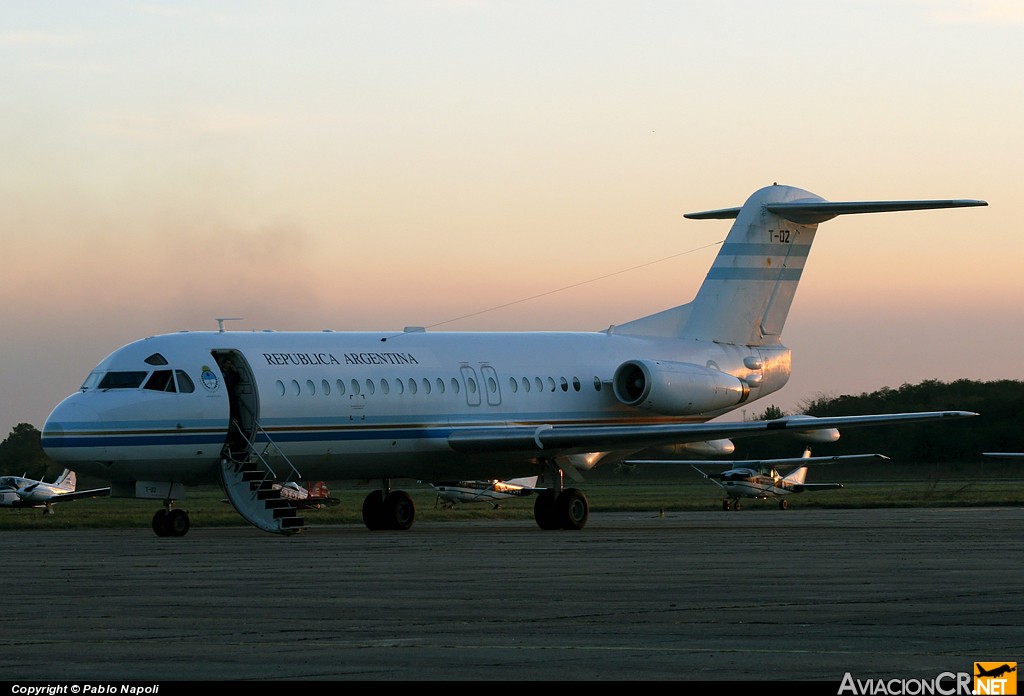 T-02 - Fokker F-28-4000 Fellowship - Fuerza Aerea Argentina