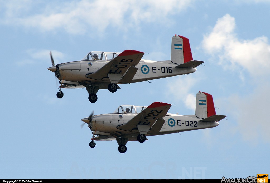 E-016 - FMA B-45 Mentor - Fuerza aérea Argentina
