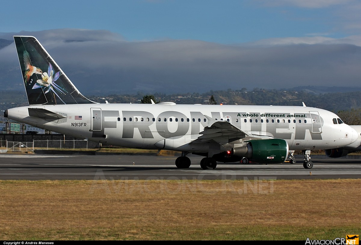 N913FR - Airbus A319-111 - Frontier Airlines