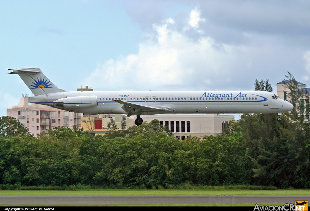 N862GA - McDonnell Douglas MD-83 - Allegiant Air