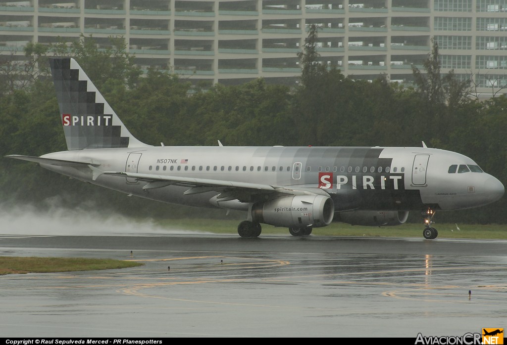 N507NK - Airbus A319-132 - Spirit Airlines