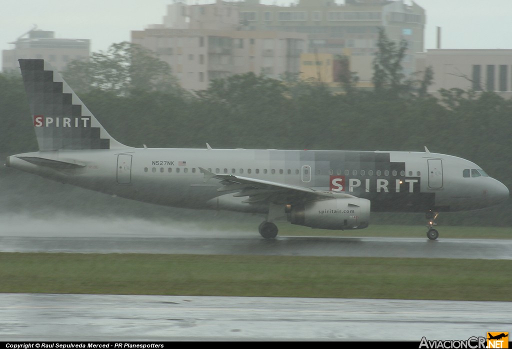 N527NK - Airbus A319-132 - Spirit Airlines