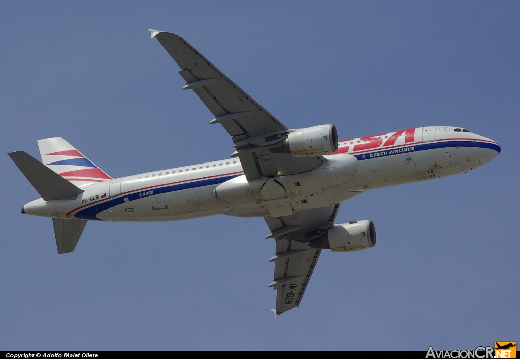 OK-GEB - Airbus A320-214 - CSA Czech Airlines
