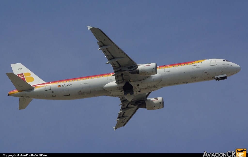 EC-JGS - Airbus A321-211 - Iberia