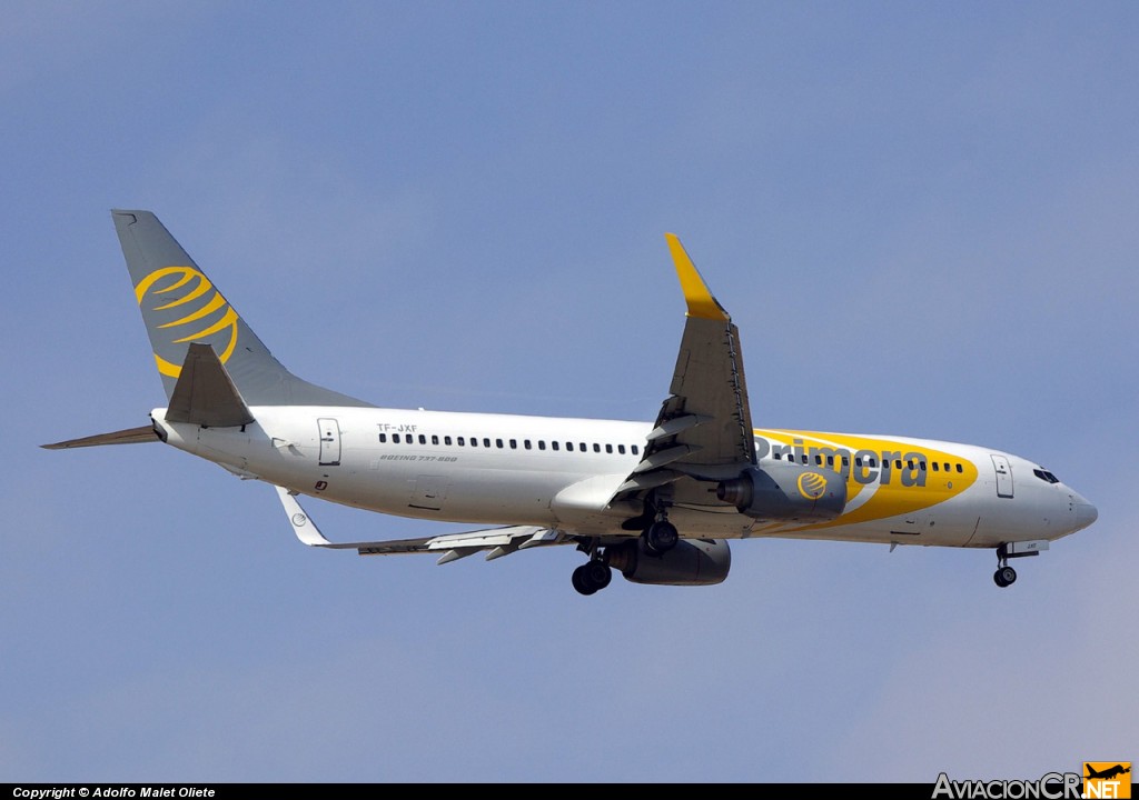 TF-JXF - Boeing 737-86N - JetX (Primera)