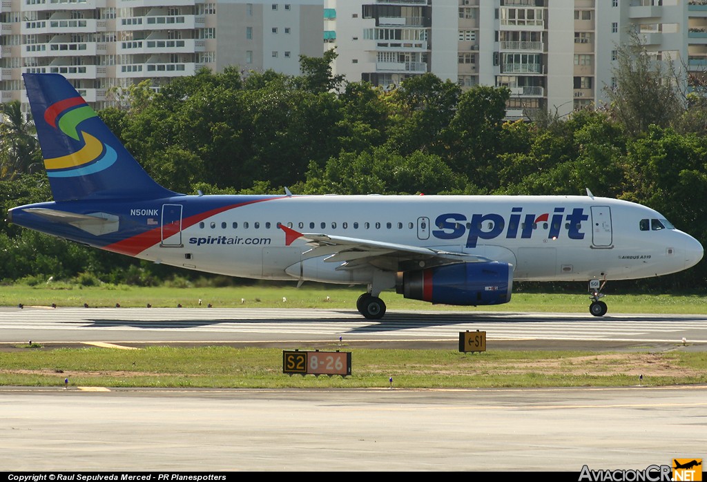 N501NK - Airbus A319-132 - Spirit Airlines