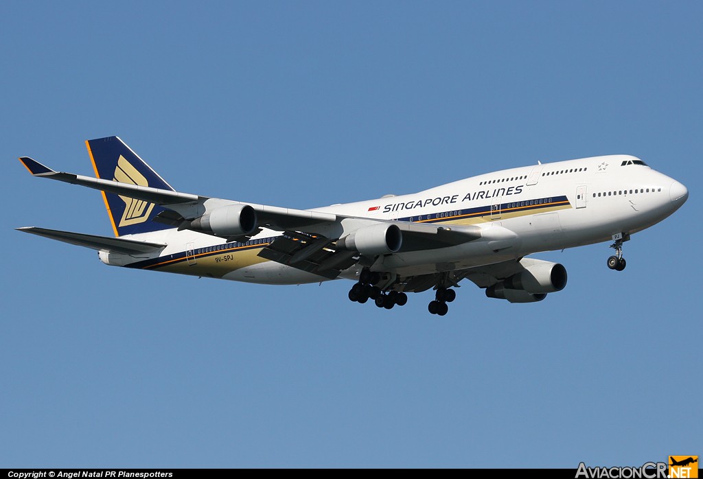 9V-SPJ - Boeing 747-412 - Singapore Airlines