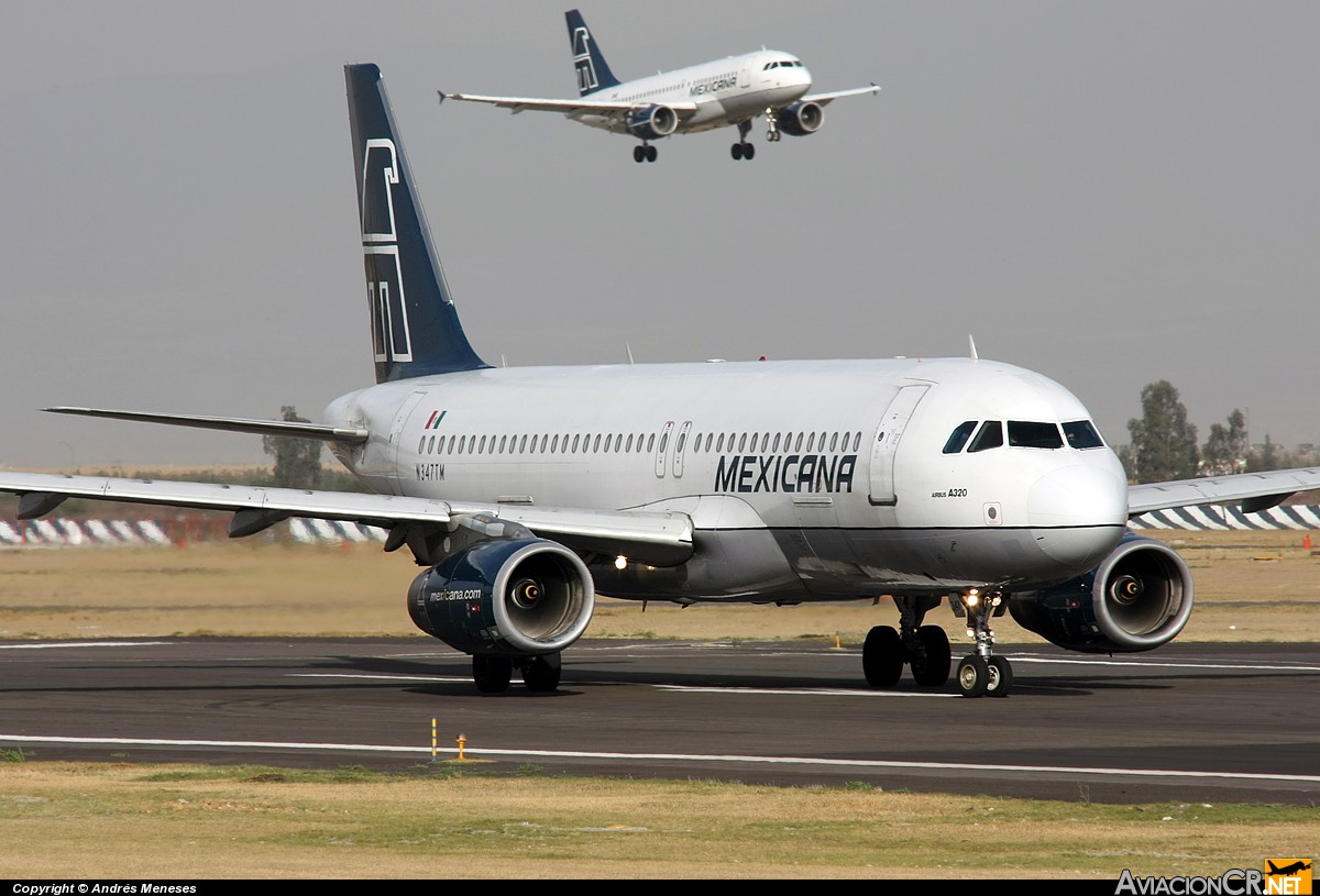 N347TM - Airbus A320-231 - Mexicana