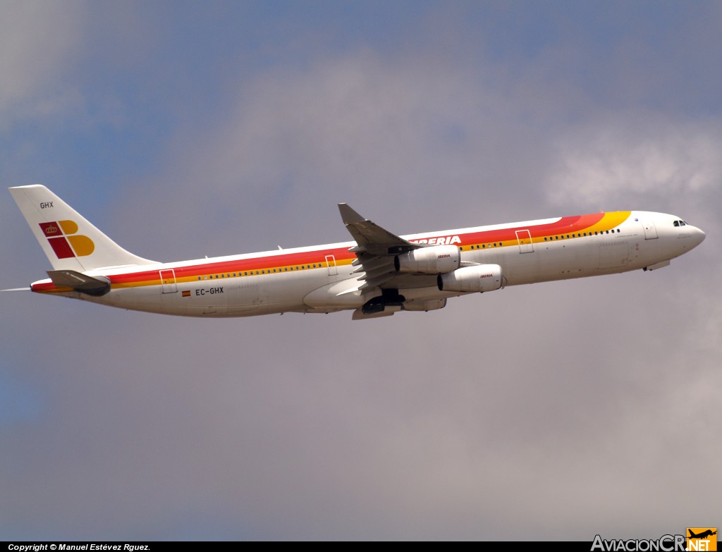 EC-GHX - Airbus A340-313X - Iberia