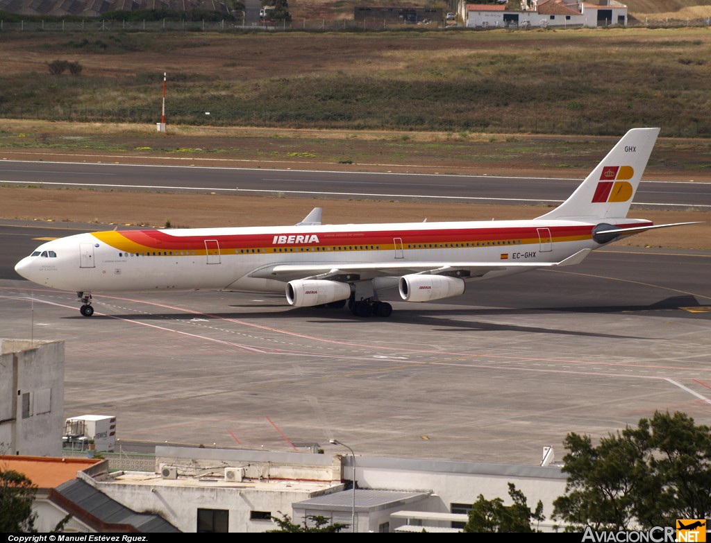 EC-GHX - Airbus A340-313X - Iberia