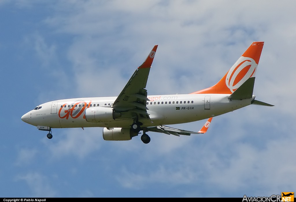 PR-GIH - Boeing 737-76N - Gol Transportes Aereos
