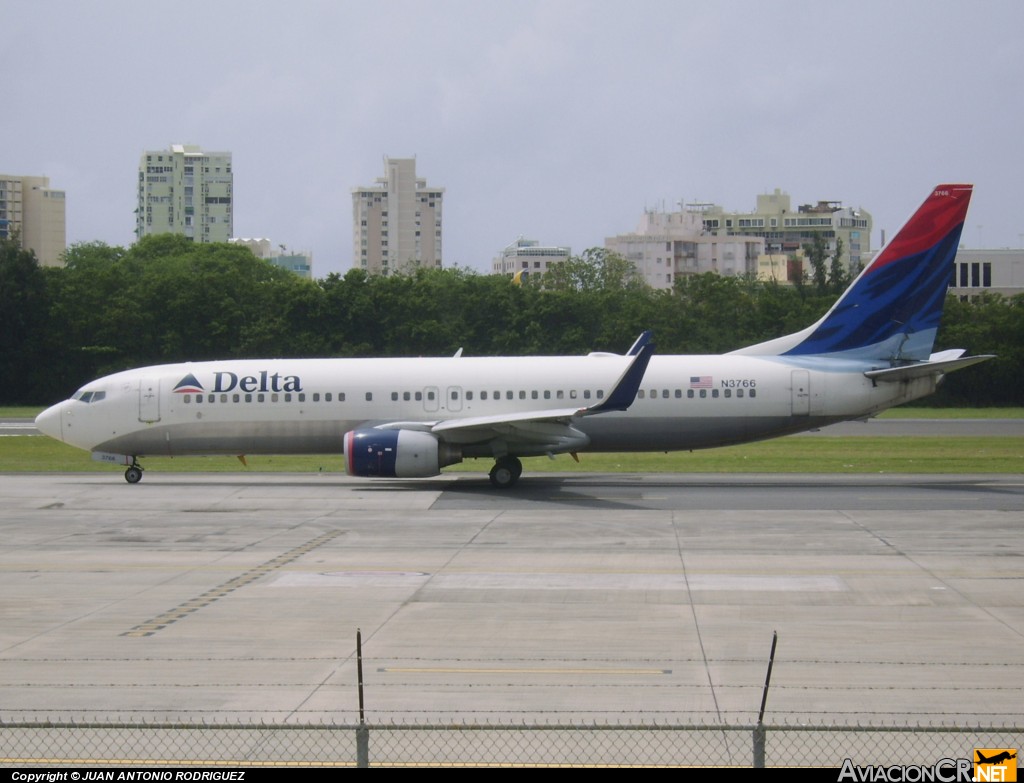 N3766 - Boeing 737-832 - Delta Airlines