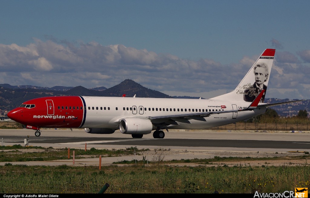LN-NOB - Boeing 737-8FZ - Norwegian Air Shuttle