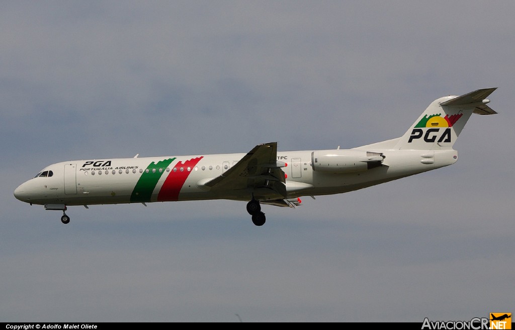 CS-TPC - Fokker 100 - PGA