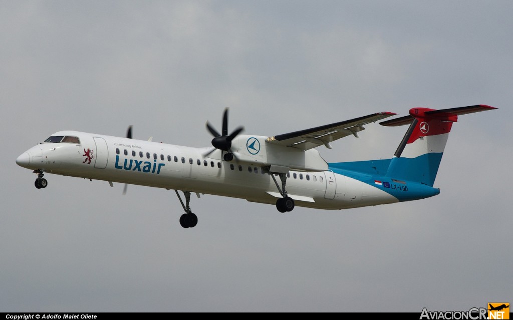 LX-LGD - De Havilland Canada DHC-8-402Q Dash 8 - LUXAIR