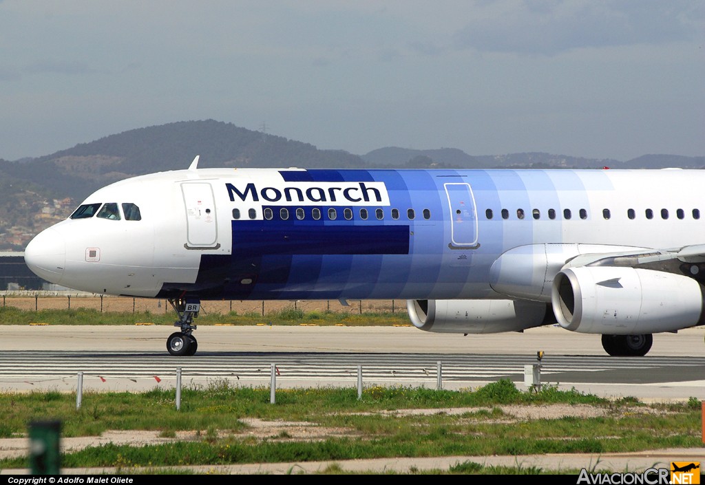 G-OZBR - Airbus A321-231 - Monarch Airlines