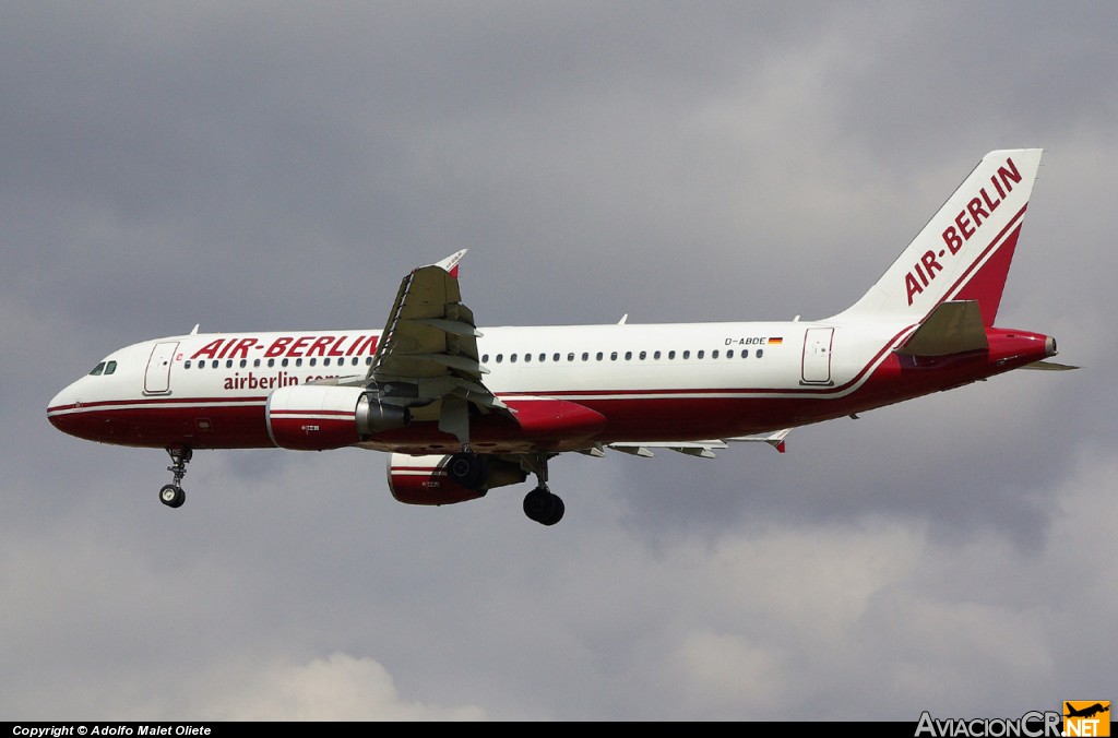 D-ABDE - Airbus A320-214 - Air Berlin