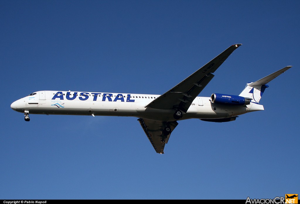 LV-WGN - McDonnell Douglas MD-83 (DC-9-83) - Austral Líneas Aéreas