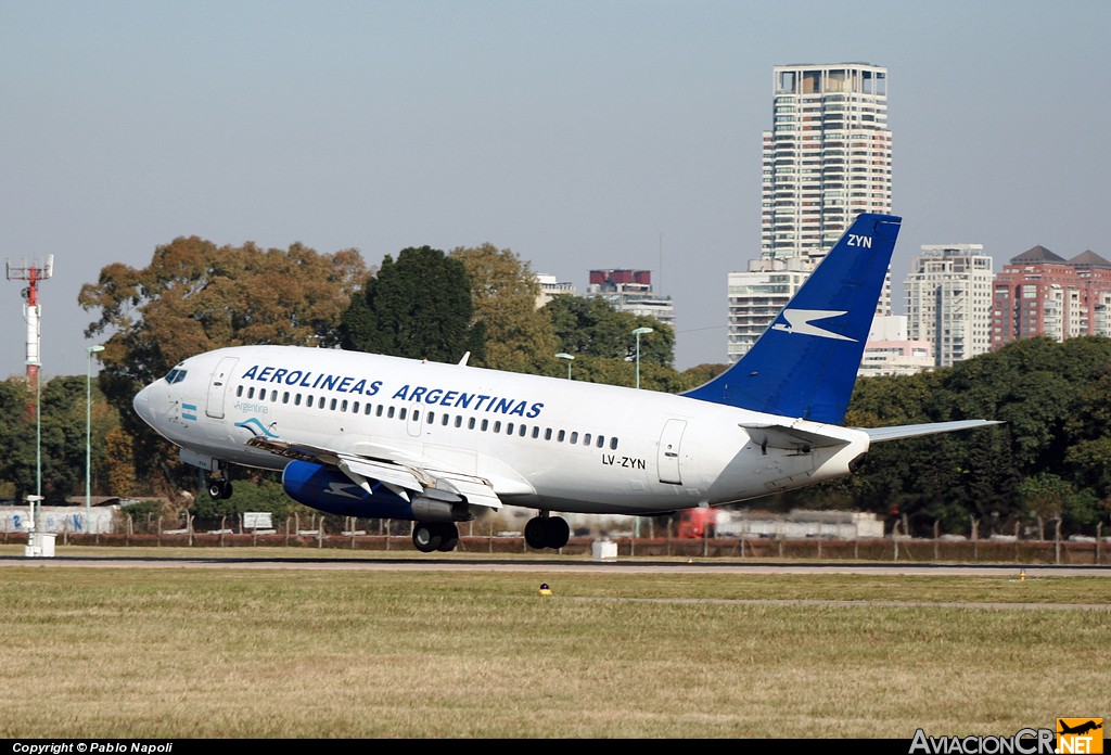 LV-ZYN - Boeing 737-236/Adv - Aerolineas Argentinas