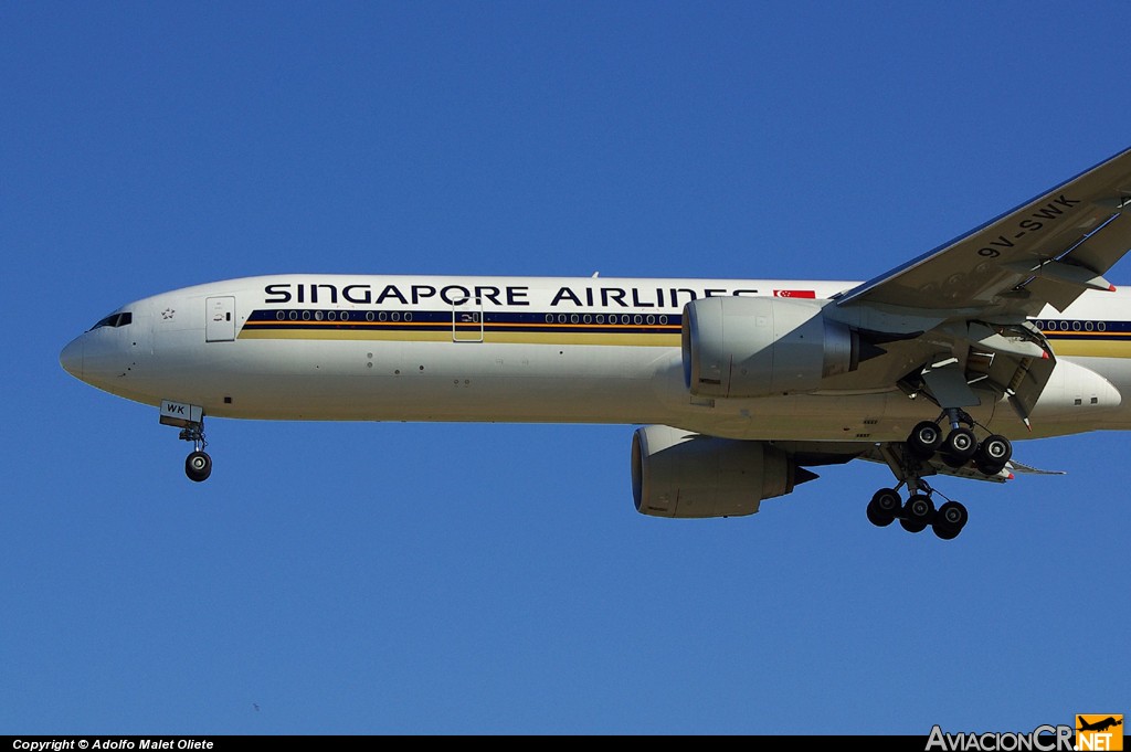 9V-SWK - Boeing 777-312ER - Singapore Airlines