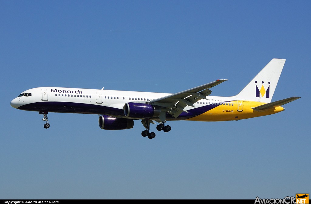 G-DAJB - Boeing 757-2T7 - Monarch Airlines