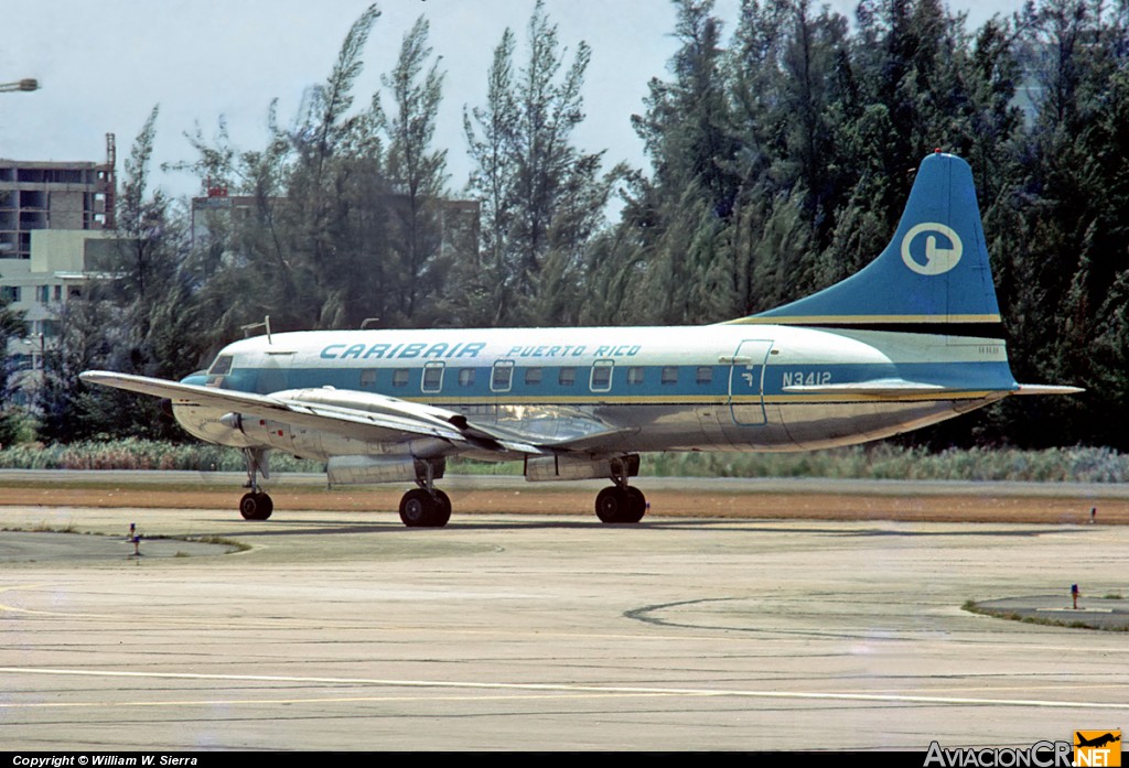 N3412 - Convair CV-640D - Caribair