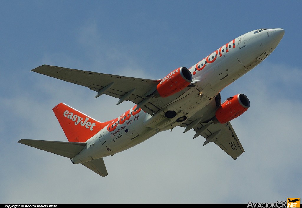 G-EZJJ - Boeing 737-73V - EasyJet Airline