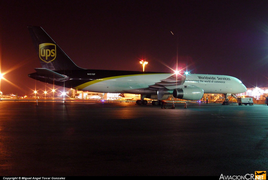 N451UP - Boeing 757-24APF - UPS - United Parcel Service