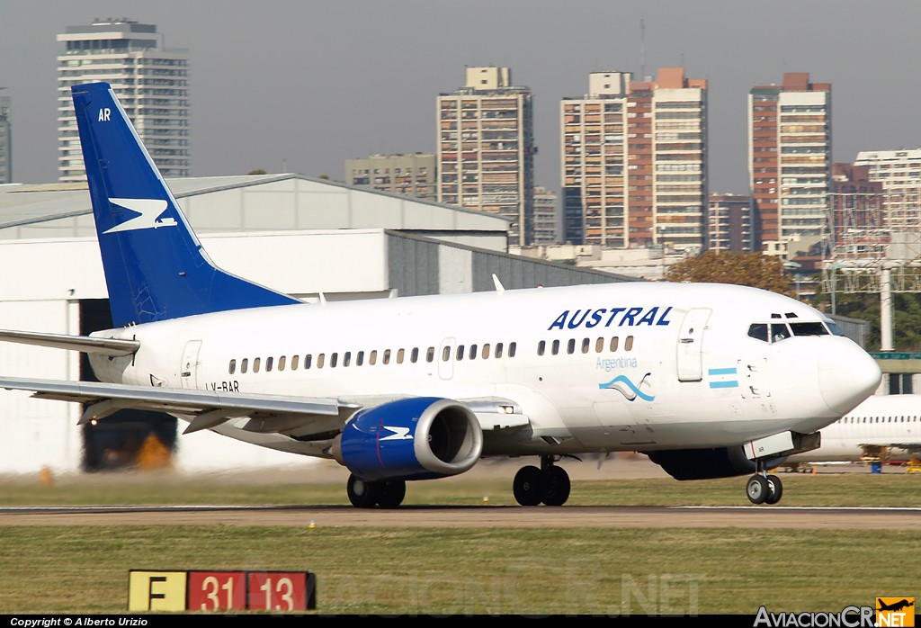 LV-BAR - Boeing 737-5H6 - Aerolineas Argentinas