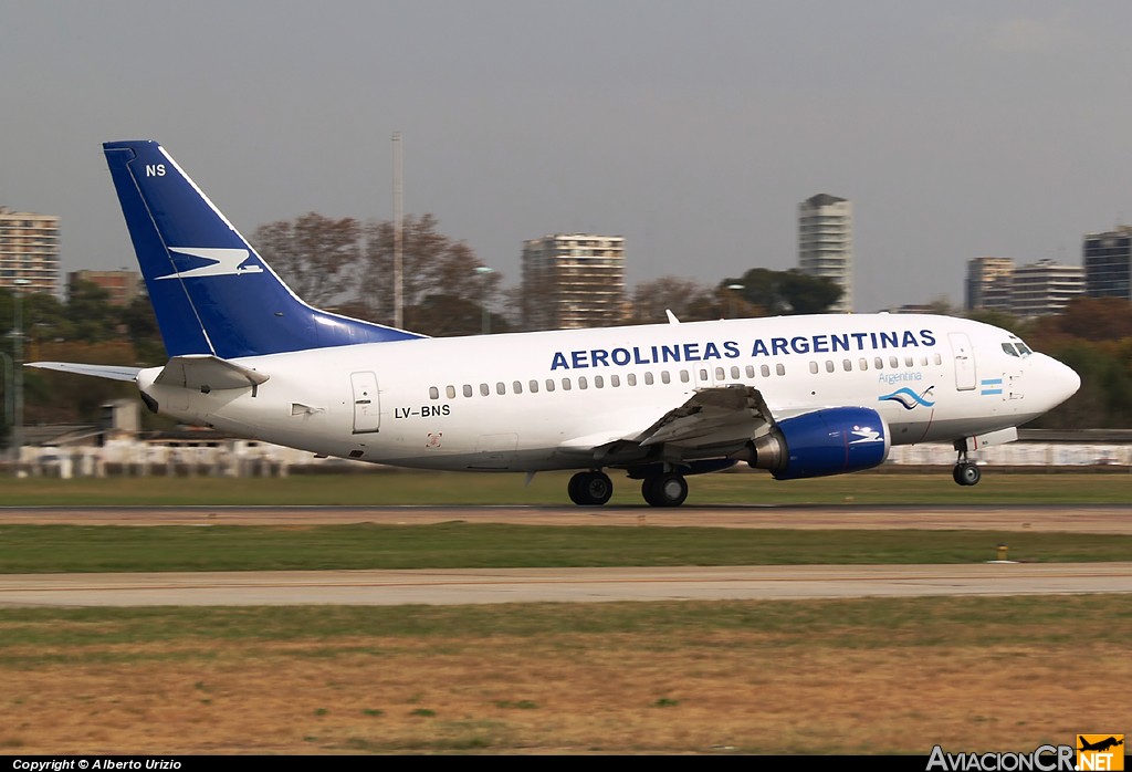 LV-BNS - Boeing 737-5K5 - Aerolineas Argentinas