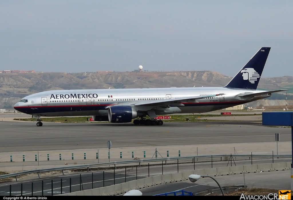 N746AM - Boeing 777-2Q8/ER - Aeromexico