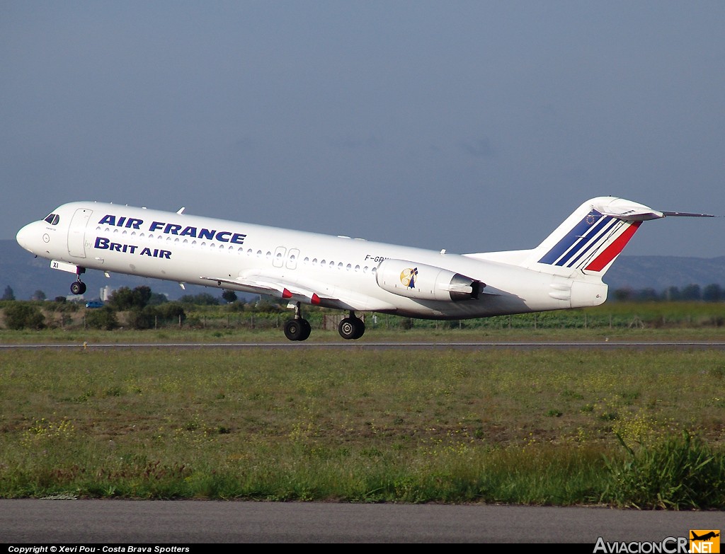 F-GPXI - Fokker 100 - AIR FRANCE BY BRITAIR