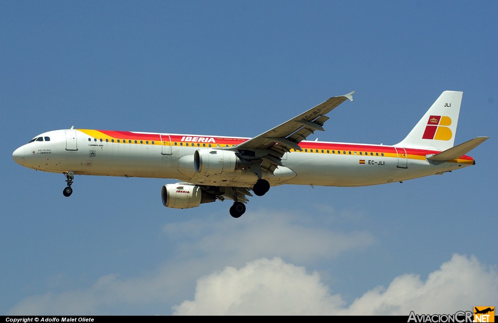 EC-JLI - Airbus A321-211 - Iberia