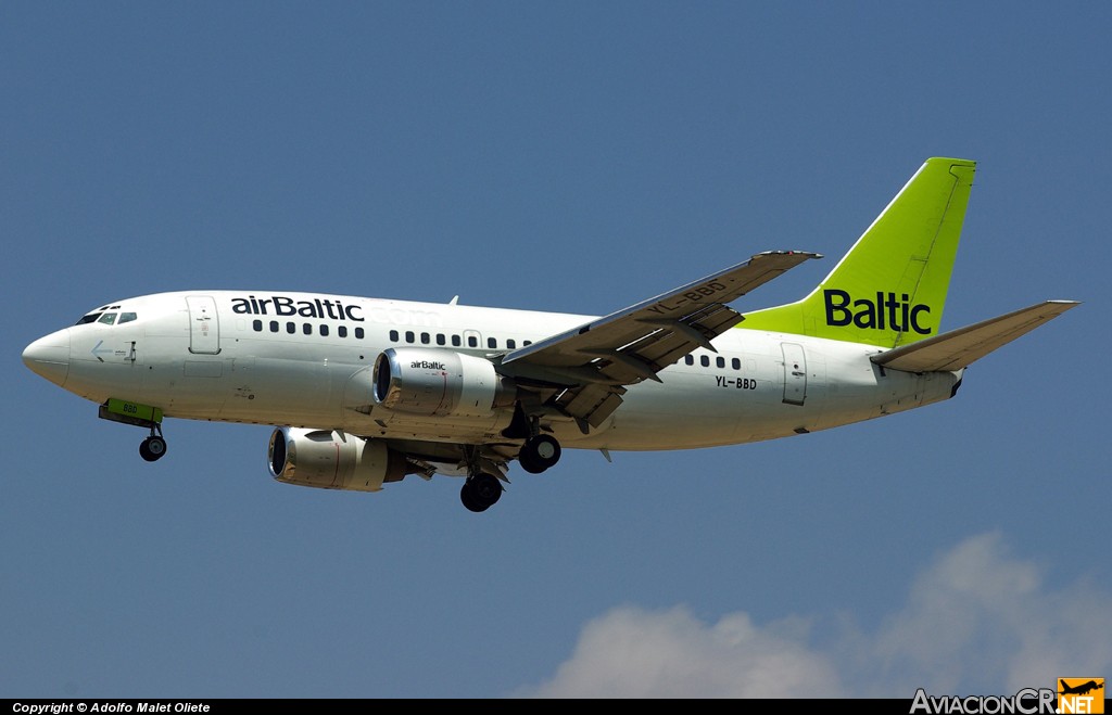 YL-BBD - Boeing 737-53S - Air Baltic