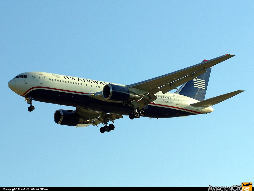 N252AU - Boeing 767-2B7/ER - US Airways