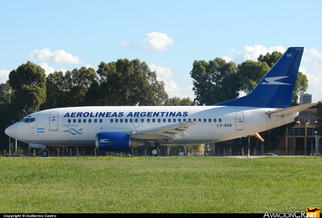 LV-BAR - Boeing 737-5H6 - Aerolineas Argentinas