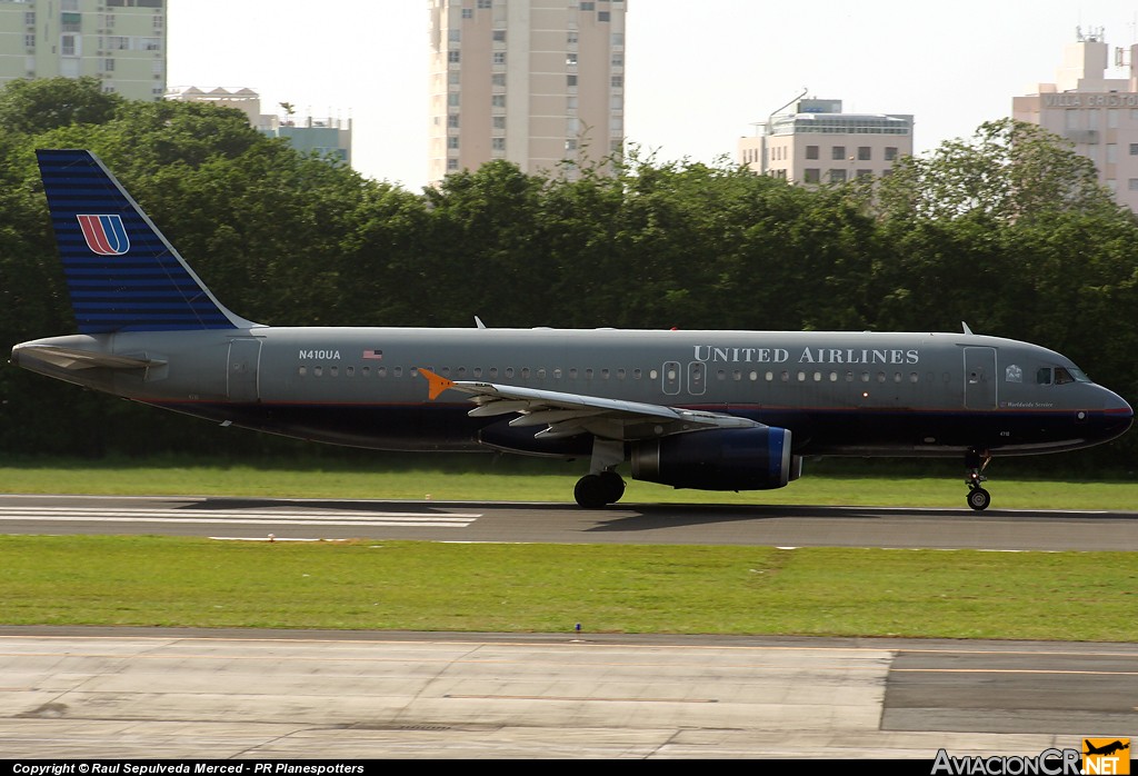 N410UA - Airbus A320-212 - United Airlines